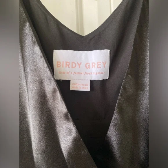 birdy grey sage shiny satin cindy wrap dress xs Birdy Grey | Dresses | Birdy Grey Sage Xs Wrap Dress Cindy